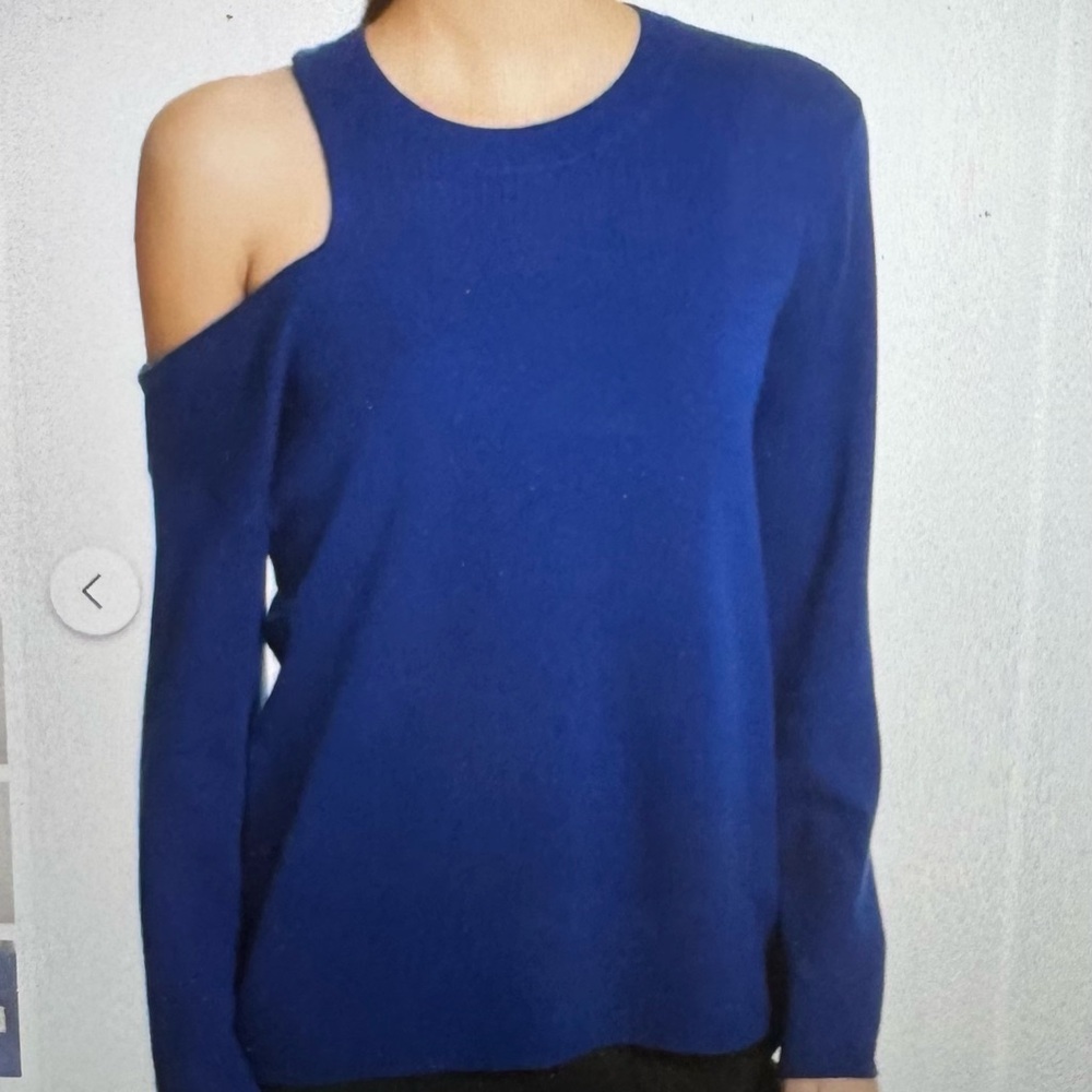 ALC Hamilton Cut-Out One Shoulder Cashmere Blend Women’s Sweater